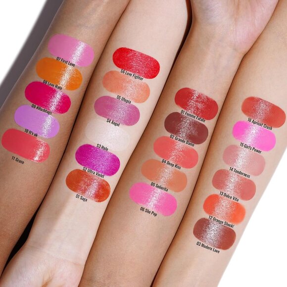 🆕 Moisture Shine Orange Lipstick Glossy Finish Vegan Cruelty-Free Love Hate Lip - Picture 7 of 10